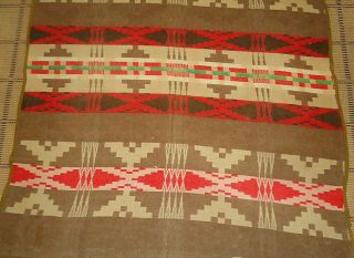100 yr Old Wool Pendleton Camp Blanket Cayuse Indian Oregon Trade Native Americn 2
