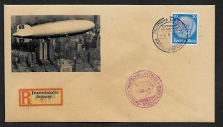1937 Hindenburg Last Flight Collector Envelope Reprint 80 Year Old Stamp Op1111