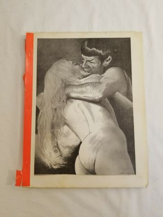 The Sensuous Vulcan Star Trek Fanzine D T Steiner - Spock Romance Erotic