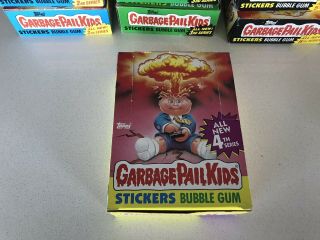 1986 Garbage Pail Kids 4th Series Full Box 48 Packs