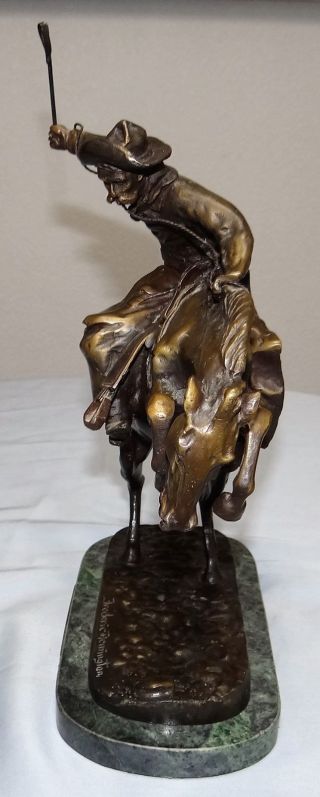 Frederic Remington BRONCO BUSTER Bronze Statue 14.  5 