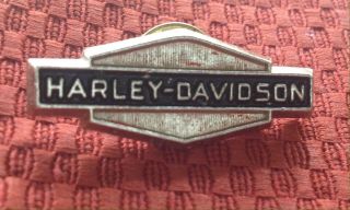 Harley Davidson Lapel Pin Vintage Logo Usa Made
