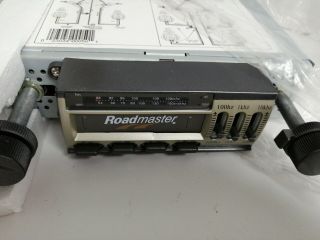Roadmaster Radio Rps50 Extra High Power 3 Piece Car Stereo With Cassette Deck