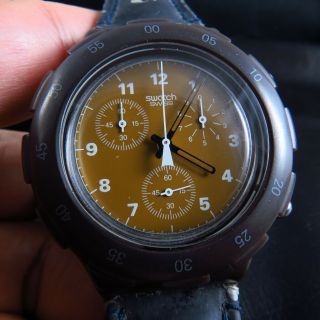 Swiss Made Vintage Swatch Chronograph Quartz Men Watch