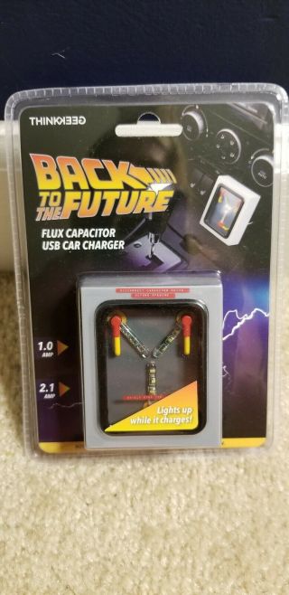 Back To The Future Flux Capacitor Usb Dual Car Charger Loot Crate Exclusive