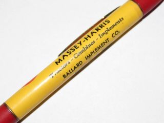 Vintage Ballard Implement Massey - Harris Sterling,  CO Mechanical Pencil Colorado 2