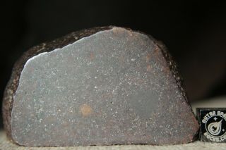 NWA Unclassified Meteorite 134 grams cut in half with chondrules and metal 2