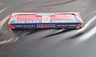 Magnus Duo - Tone Giant Plastic Harmonica Key of 
