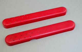 Vintage Red Bakelite Toothbrush Case Holder