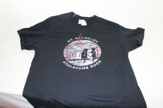 Mt Bachelor Avalanche dogs Oregon Ski Resort XL black T shirt 2