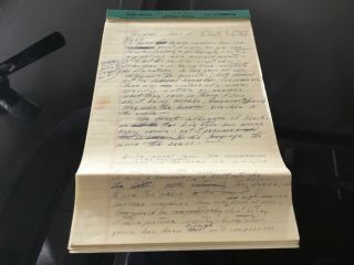 Brock Peters Actor & Activist Handwritten Manuscript “proposal Black Film Org”