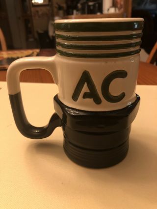 Vintage Acdelco Ac Delco Nos Spark Plug Mug 1960s Gm Employees Only