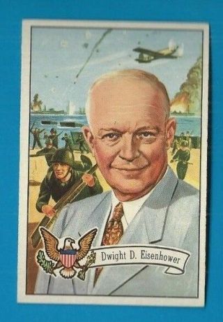 Dwight D.  Eisenhower 1956 Topps U.  S.  Presidents 36 Exmt