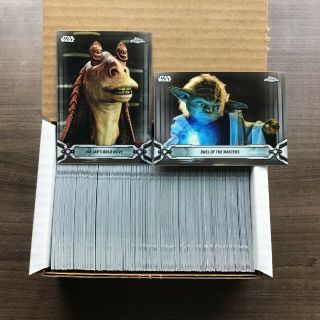 2019 Topps Star Wars Chrome Legacy Complete Base Set 200/200 Cards