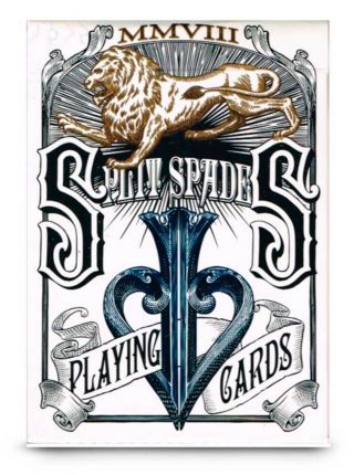 David Blaine Split Spades Blue 1st Edition Playing Cards Deck