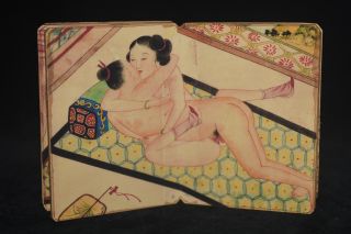 Ancient Painting Shunga Artistic Erotic Viusal Painting Book K12