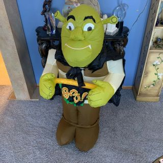 Gemmy Halloween - Shrek 2 Airblown Inflatable - 2004 - Indoor Use - 4 Feet Tall