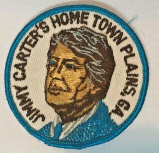 Nip Embroidered Georgia Souvenir Patch Jimmy Carter 