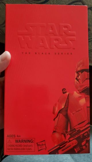 Sdcc 2019 Exclusive Hasbro Star Wars The Black Series 6 Sith Red Storm Trooper
