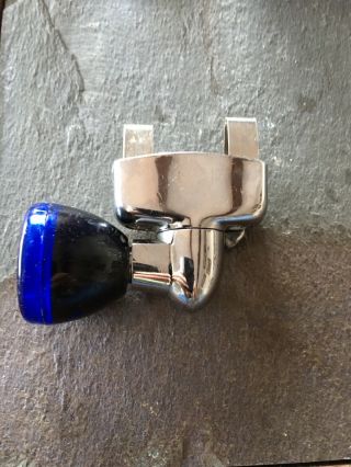 Vintage Blue Star Flip Away Steering Wheel Spinner/Suicide Knob 5