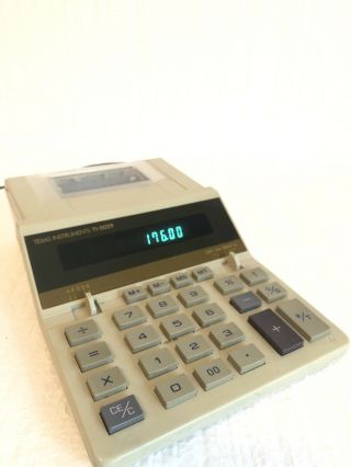 Texas Instruments Ti - 5029 Vintage Printing Calculator Ac Adapter,  Battery Power