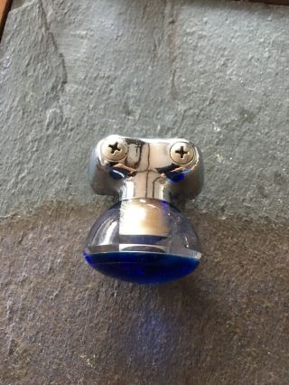 Vintage Blue And Clear Steering Wheel Spinner/Suicide Knob 2
