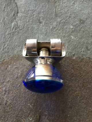 Vintage Blue And Clear Steering Wheel Spinner/Suicide Knob 3