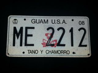 Guam Usa License Plate