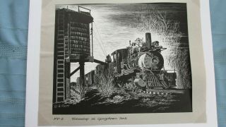 Colorado & Southern Ry.  Engine 70 Georgetown Colo.  Late Artist G.  Foott Print