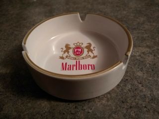 Marlboro Vintage Advertising Ashtray,  Cigarettes,  Tobacco,  Collector,  France