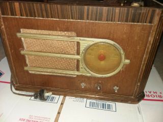 Antique Vintage Silvertone 6071 Tube Radio Record Player