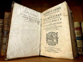 1673 Christian Instructions On The Mysteries Of Our Lord Jesus Christ
