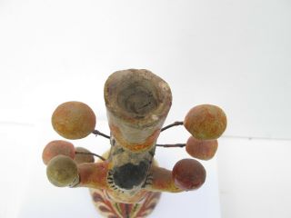 IN THE MANNER OF THE FLORES FAMILY - OLD MEXICAN POTTERY CLOWN JUGGLER 8