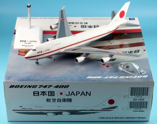 Jc Wings 1:200 Japan Air Self - Defence Force Boeing747 - 400 Diecast Model 20 - 1102