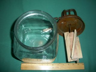 Antique Glass Daze Churn No 40 Patented Feb 14,  1922 – Wooden Paddles 4