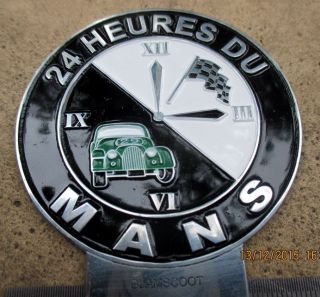 Car Grille Emblem Badges 24 Hour Le Mans Ac Vintage Winner France