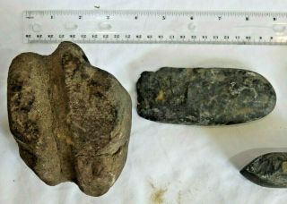 Seven (7) NJ PA Native American Indian Stone Tools Axe Heads Arrowhead Artifacts 2