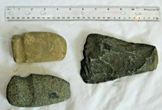 Seven (7) NJ PA Native American Indian Stone Tools Axe Heads Arrowhead Artifacts 4