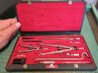 Vintage Post 1148 Drafting Tool Set Complete Made In Germany