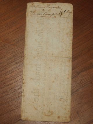 Antique Historic Document Land Indenture Deed Southfield York Orange 1802