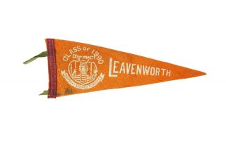 Vintage Leavenworth Pennant Class Of 1990 90 
