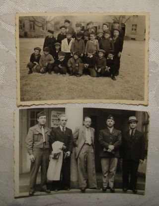 Jewish Judaica Ww2 Germany Dp Camp Photo Vaad Hatzalah ועד הצלה Holocaust Jews