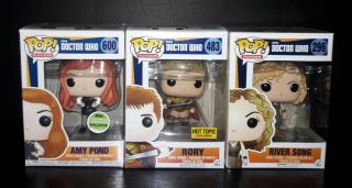Funko Pop Doctor Who The Ponds - Amy Pond,  Rory,  River Song