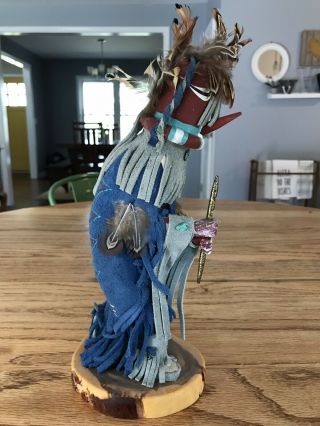 Kachina Doll Handmade Kokopelli Signed By Artist Native American Art 2
