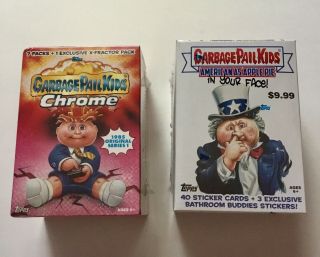 Garbage Pail Kids Chrome 2013 1985 Series 1 Lot; As American As Apple Pie 2016