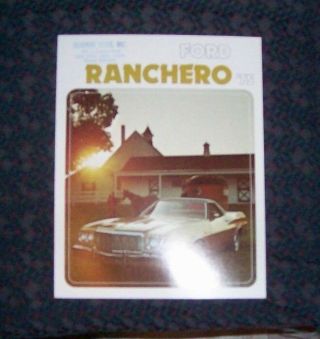 1975 Ford Ranchero Sales Brochure