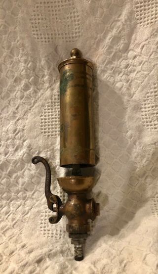Antique Brass Steam Engine Whistle 3 " Diameter 15 " Long