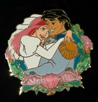 Disney The Little Mermaid Ariel & Eric Happily Ever After Series Le 250 Htf Pin