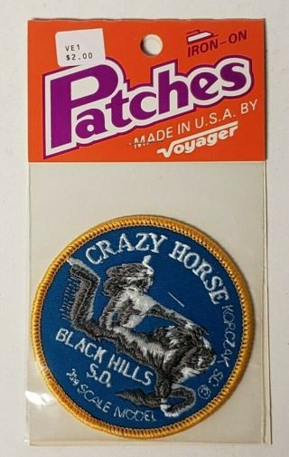 Crazy Horse Black Hills S.  D.  - Patch By Voyager