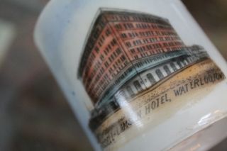 Vintage 1915 Russell Lamson Hotel Building Waterloo Ia Souvenir China Cup Iowa